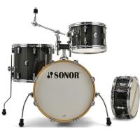 Sonor AQX Jazz 4-Parça Akustik Davul Seti (Black Midnight Sparkle)