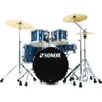 Sonor AQX Studio 5-Parça Akustik Davul Seti (Blue Ocean Sparkle)