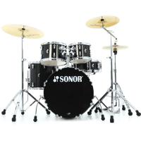 Sonor AQX Studio 5-Parça Akustik Davul Seti (Black Midnight Sparkle)