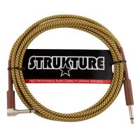 Strukture Enstrüman Kablosu (Vintage Tweed 3 Metre Right Angle)