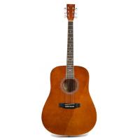 Sx SD104GBR Akustik Gitar (Parlak Kahverengi)